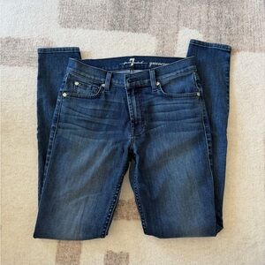 7 For All ManKind - Blue Skinny Jeans